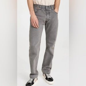 NWT Levi’s 501 93’ Gray Straight Leg Jeans 36 x 30